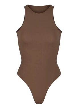 Skims Fits Everybody High Neck Bodysuit, Size medium